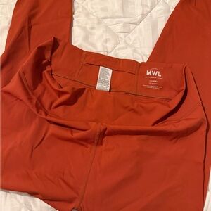 Madewell Burnt Orange athletic Leggings XXL 2x plus